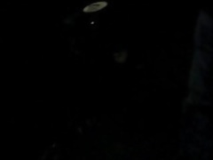 Me pissing outdoors at night as teen boy 