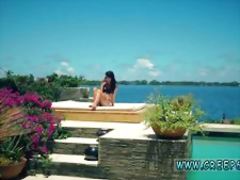 Japanese mummification bondage Gina Valentina is one yummy teenager dish 