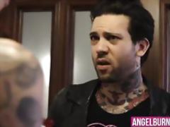 Nasty little slut squirts while being drilled super hard