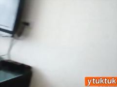 Tattooed korean chick has a smooth ass that s about to get blasted by a firm rod